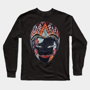 batik masks Long Sleeve T-Shirt